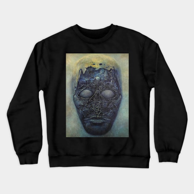 Beksinski Crewneck Sweatshirt by QualityArtFirst